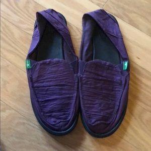 Purple Sanuk Shoes